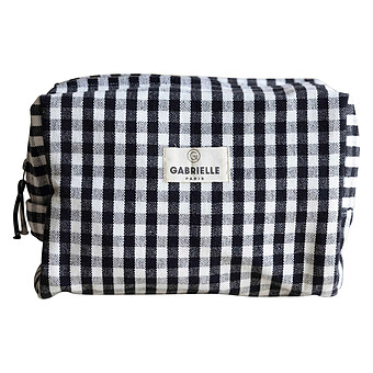 Trousse de Toilette - Vichy Black Gabrielle Paris