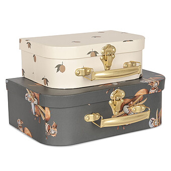 Lot de 2 Valises - Lemon & Val d'Esere Konges Sløjd