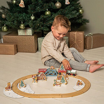Circuit de Train en Bois 