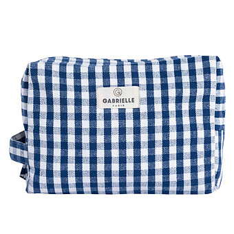 Trousse de Toilette - Vichy Indigo Gabrielle Paris