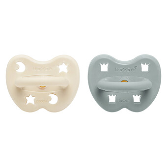 Lot de 2 Tétines Physiologiques Milky White & Gorgeous Grey - 3/36 Mois