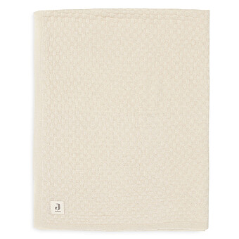 Couverture Berceau Weave Knit - Oatmeal Jollein