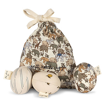 Lot de 3 Balles d'Activités - Safari Konges Sløjd