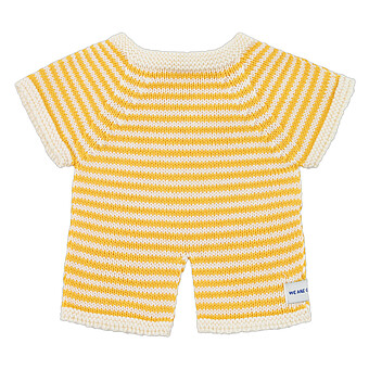 Combinaison Bébé Gommu - Rayures Jaune WE ARE GOMMU