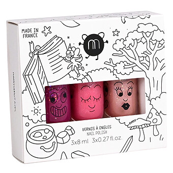 Lot de 3 Vernis à Ongles Biosourcés - Magic Forest Nailmatic