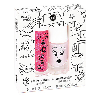 Coffret Vernis à Ongles Biosourcé et Brillant à Lèvres - Fairytales