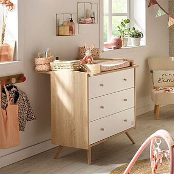 Commode et Plan à Langer Access - Bois Blanc Sauthon