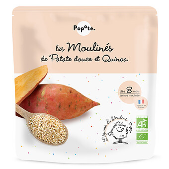 Les Moulinés Patate Douce et Quinoa - 180 g