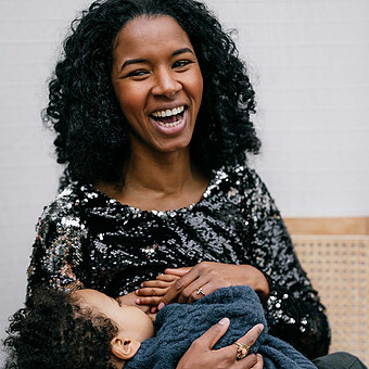 Top Sequins d'Allaitement Night Fev'her Mama All The Mamas - L