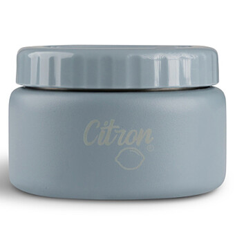 Petit Pot Alimentaire Isotherme 250 ml - Bleu Poudré Citron