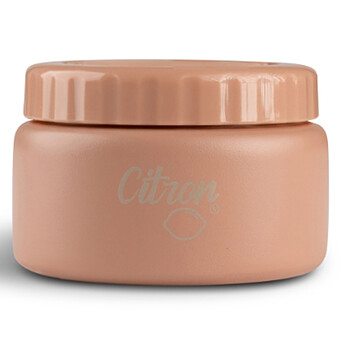 Petit Pot Alimentaire Isotherme 250 ml - Rose Poudré Citron