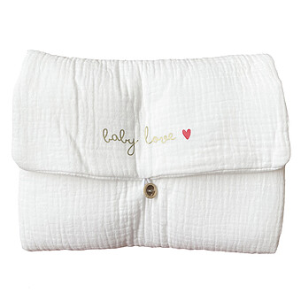 Tapis à Langer - Ecru Baby Love Atelier Wagram