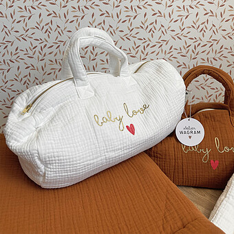 Sac Polochon - Ecru Baby Love