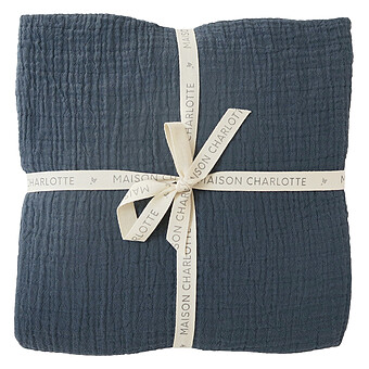 Drap Housse Bleu - 70 x 140 cm Maison Charlotte