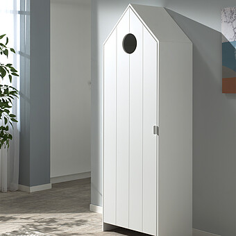 Armoire Casami 1 Porte - Blanc