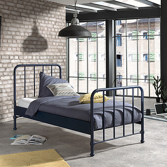 Lit Bronxx Blue Denim Mat - 90 x 200 cm