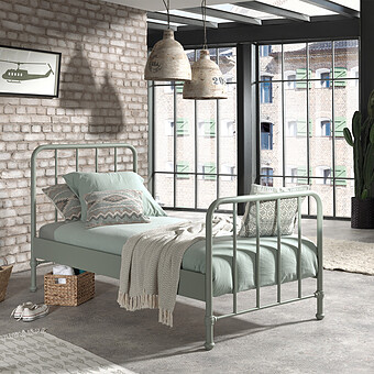 Lit Bronxx Olive Green Mat - 90 x 200 cm