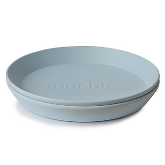Lot de 2 Assiettes Rondes - Powder Blue mushie