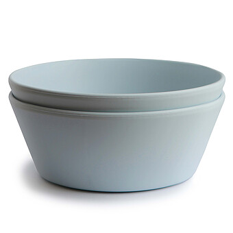 Lot de 2 Bols Ronds - Powder Blue mushie