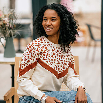 Sweat d'Allaitement Geometric Mama - XL You&Milk