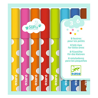 Lot de 8 Feutres pour les Petits