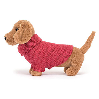 Sweater Sausage Dog Pink