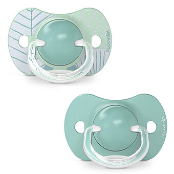 Lot de 2 Sucettes Symétriques SX Pro Dreams Bleu - 18 Mois +