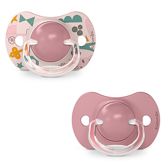 Lot de 2 Sucettes Symétriques SX Pro Walk In The Park Nude - 18 Mois +