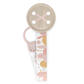 Attache Sucette Ruban Dreams - Rose Suavinex