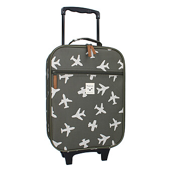 Valise à Roulettes Current Legend - Avions Kaki Kidzroom