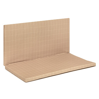 Tapis de Jeux Pliable Playground - Taupe Grid Nobodinoz