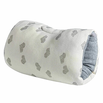 Brassard d'Allaitement en Jersey - Coeurs Gris Candide