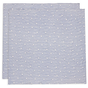 Lot de 2 Langes - Miffy Stripe Navy
