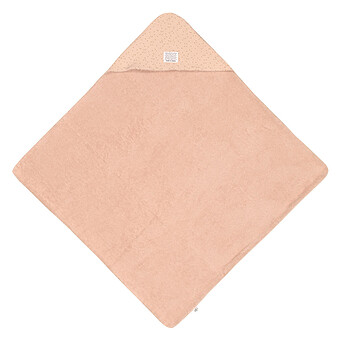 Cape de Bain en Mousseline - Pois Rose Pêche LÄSSIG