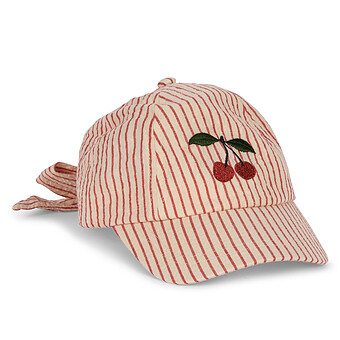 Casquette Elllie Amour Stripe - 12/18 Mois Konges Sløjd