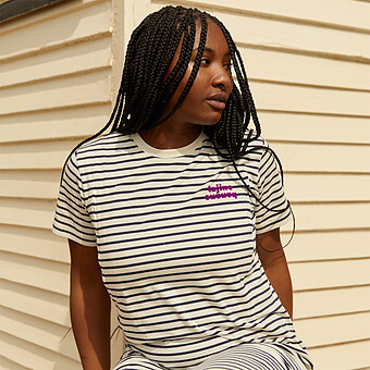 Robe d'Allaitement Tee Rayée - L