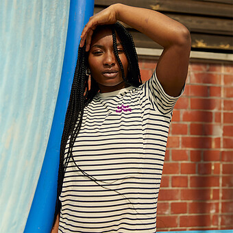 Robe d'Allaitement Tee Rayée - L