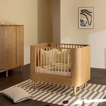 Lit Bébé Yume 110 x 70 cm - Natural Ash