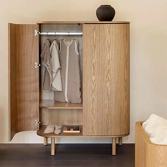 Armoire 2 Portes Yume - Natural Ash