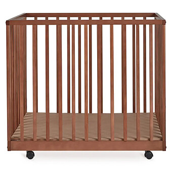 Parc Bébé Mori Réglable - Chataignier