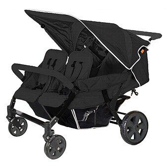 Poussette 4 Places Lidoo Star DJ04FRL+ - Full Black
