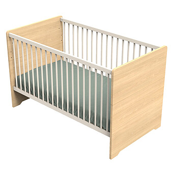 Little Big Bed Evolutif Vanille Chêne Miel et Meringue - 70 x 140 cm