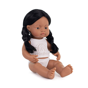 Poupon Fille Avec Cheveux - Sara Miniland