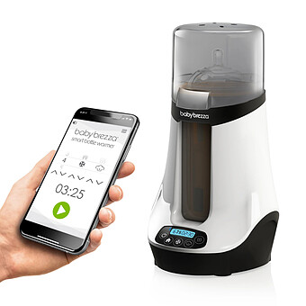 Safe + Smart Bottle Warmer Bluetooth Baby Brezza