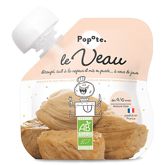 Gourde Repas Bio Veau - 60 g