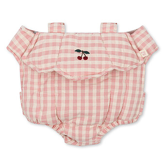 Porte-poupée - Powder Pink Check Konges Sløjd