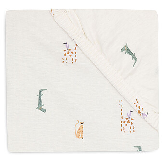 Drap Housse Jersey Jungle Jambo - 60 x 120 cm