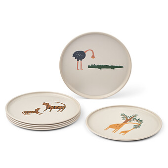 Lot de 6 Assiettes Remco - All Together Sandy Liewood