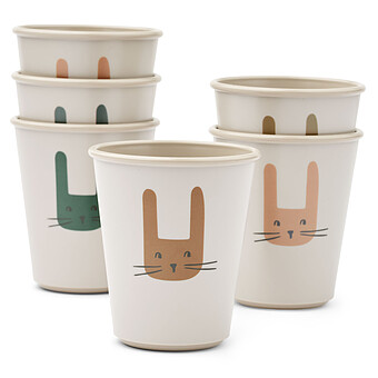 Lot de 6 Gobelets Lana - Bunny Sandy Liewood