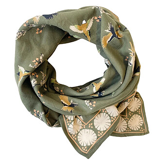 Big Foulard Latika Cerisier - Eucalyptus